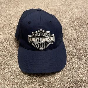 Vintage American Needle Harley Davidson Fitted Cap 7 1/4